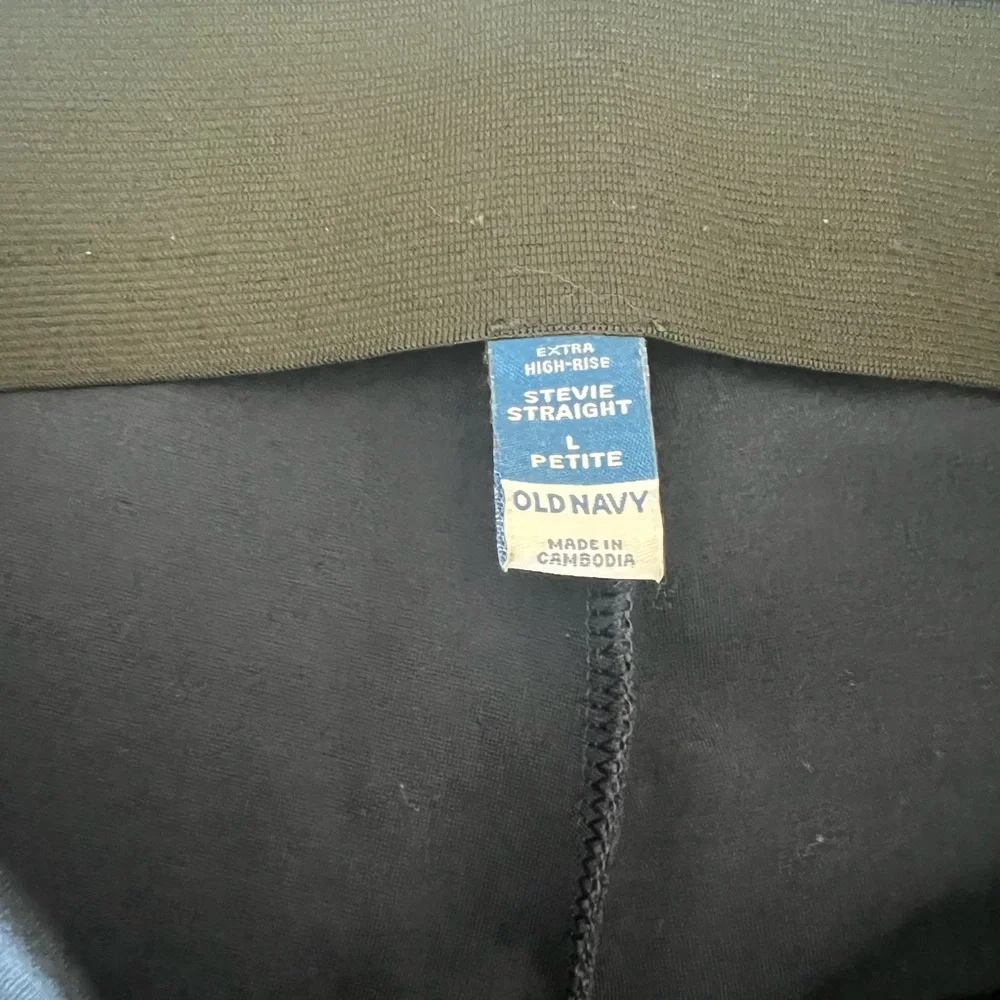 Old Navy Stevie Straight - Petite Navy Dress Pants Formal Wear - Picture 10 of 13